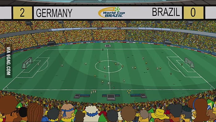 Simpsons predicting the score