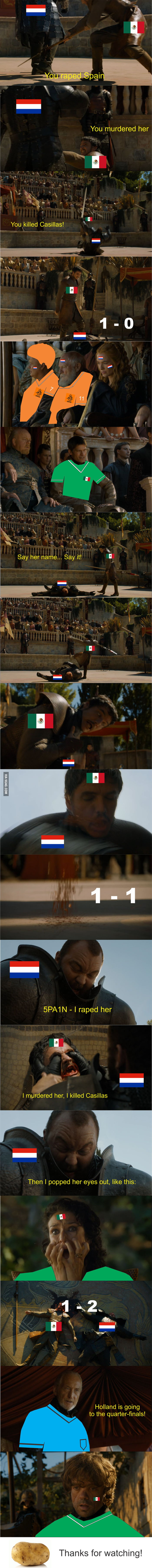 What Nederland - Mexico felt like...