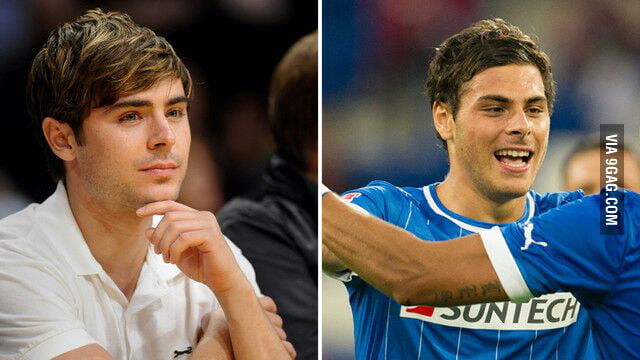Zac Efron and Kevin Volland (German Football Player) Twins?