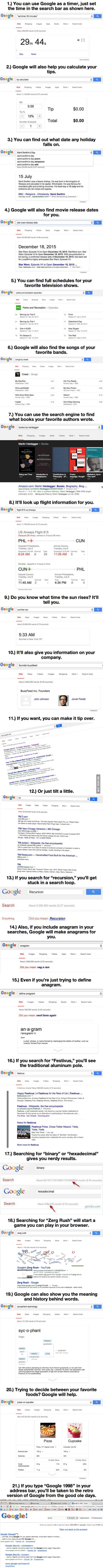 21 google tricks you might not know
